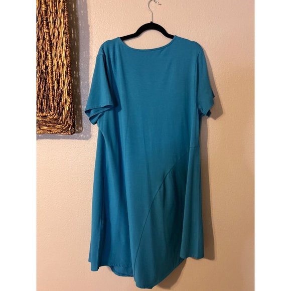 Soft Surroundings Dress 1X Short Sleeve Cotton Modal Stretch Washable NEW - Picture 10 of 10